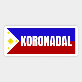 Koronadal City in Philippines Flag Sticker